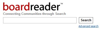 boardreader Top 25 Social Media Keyword Search Tools