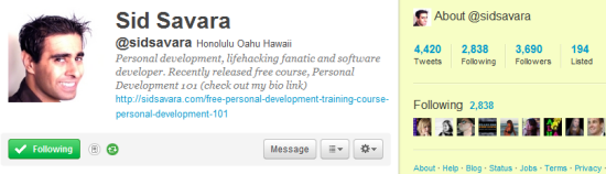 sid savara twitter 100 marketers bạn nên follow trên Twitter phần 1