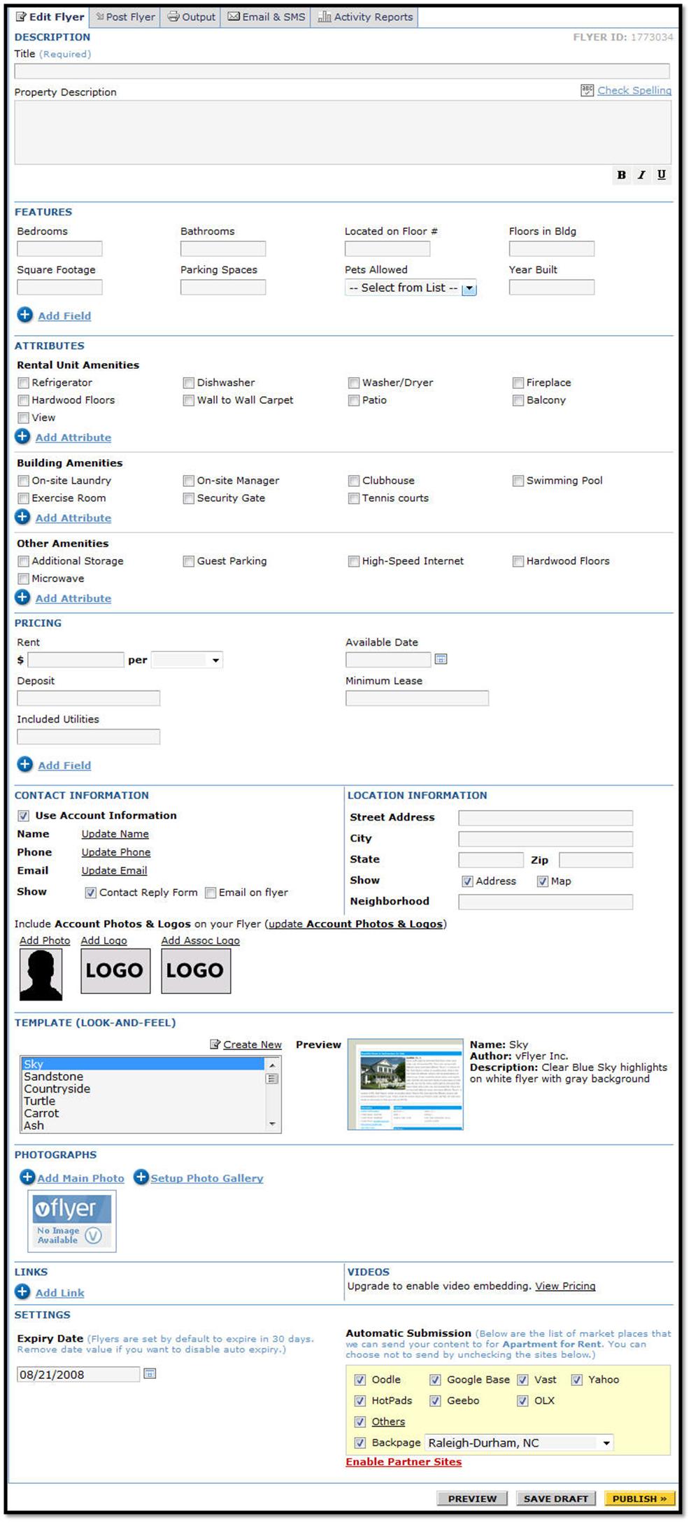072208 1259 vflyeronlin7 vFlyer: Online Marketing Platform for Real Estate Professionals