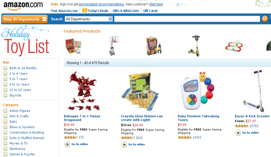 amazon Holiday Marketing Guide 2009: Hot Products, Tips, & Resources for Online Retailers 
