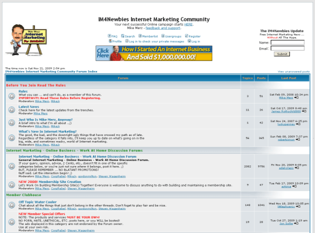 im4newies1 Top 10 Forums to Engage with Internet Marketers and Web Professionals