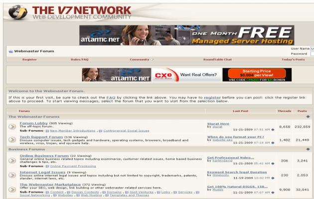 v7network Top 10 Forums to Engage with Internet Marketers and Web Professionals