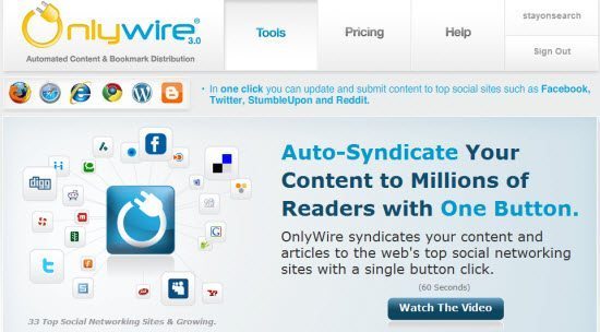 onlywire 6 Syndication Services to Make Life Easier